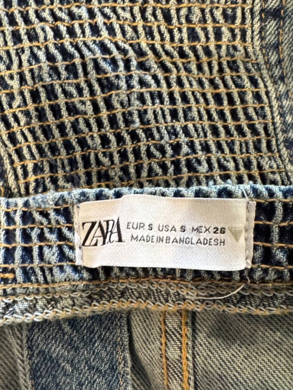 Zara Light Blue Denim Cargo Jumpsuit - Picture 7 of 8